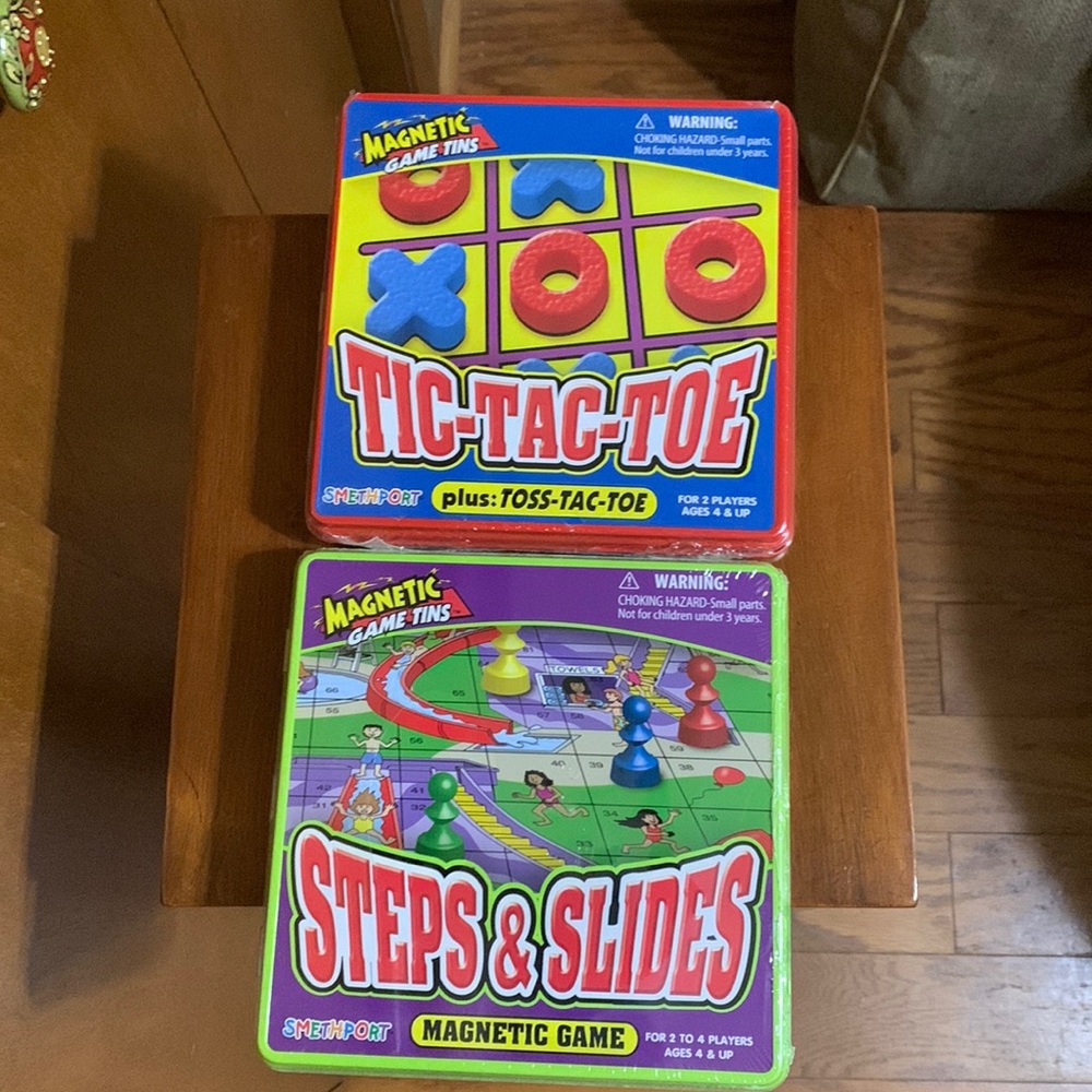 🆕 SMETHPORT TOYS- MAGNETIC 🧲 GAMES- GREAT FOR TRAVEL